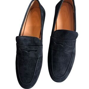Quince Sz 10 Classic Black SuedeWomen's Loafers
